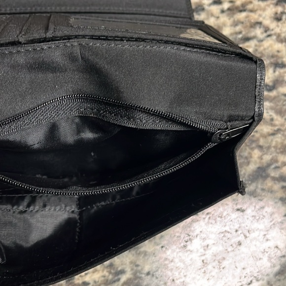 Kenneth Cole Reaction Black Leather Clutch - Picture 4 of 12